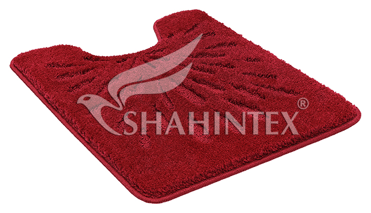 Коврик д/туалета SHAHINTEX РР LUX 50*60 бордовый 45