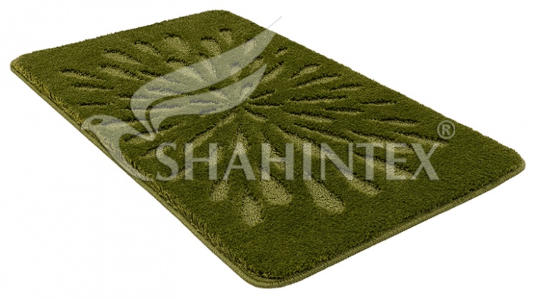 Коврик SHAHINTEX РР LUX 50*80 зеленый 52