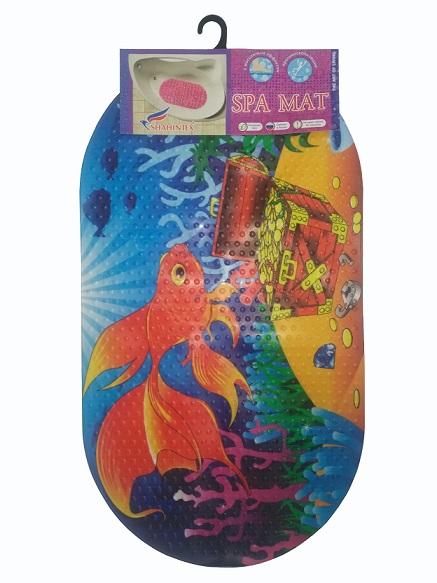 Коврик противоскользящий в ванную «Золотая рыбка» 68*38 - 3