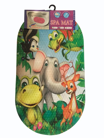 Коврик противоскользящий в ванную «Слон» 68*38