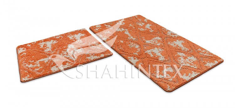 Набор ковриков SHAHINTEX VINTAGE SH V002 60*100+60*50 терракотовый 65