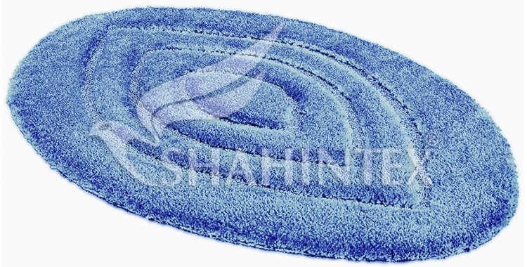 Коврик SHAHINTEX РREMIUM SH P003 60*100 голубой 11