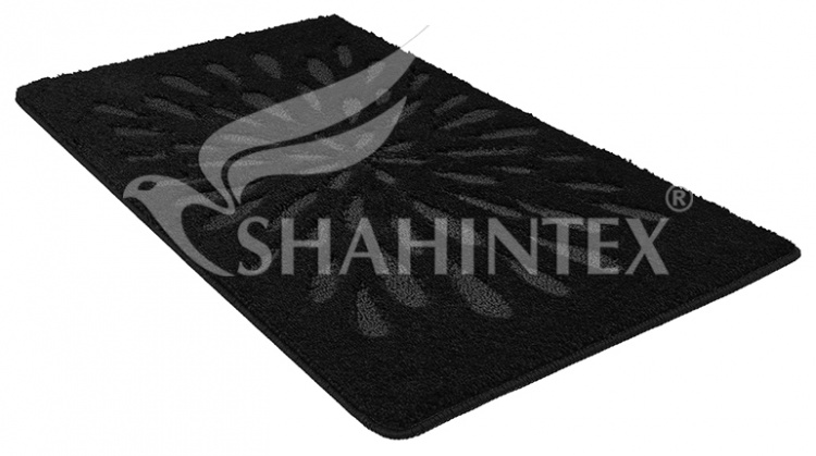 Коврик SHAHINTEX РР LUX 60*100 чёрный 18