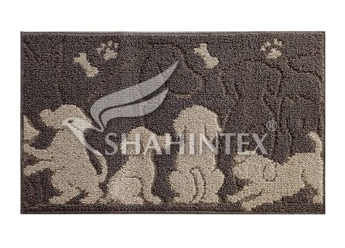 Коврик SHAHINTEX LOOP ITALIANO 50*80 «собачки» кофе с молоком 55