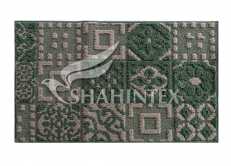 Коврик SHAHINTEX LOOP ITALIANO 50*80 «мозаика» зеленый 52