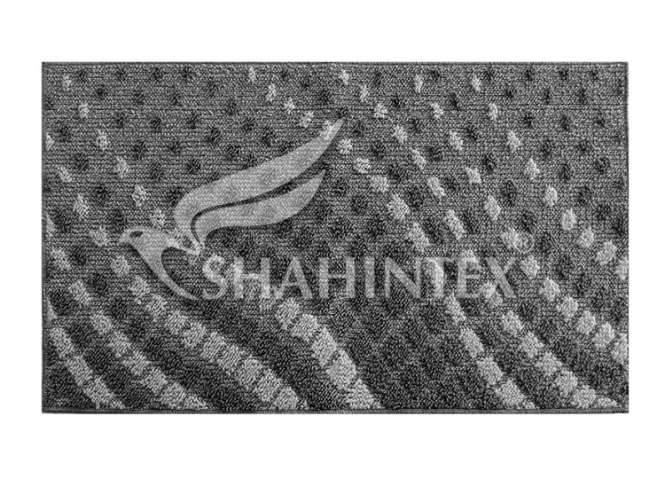 Коврик SHAHINTEX LOOP ITALIANO 50*80 «волна» серый 50