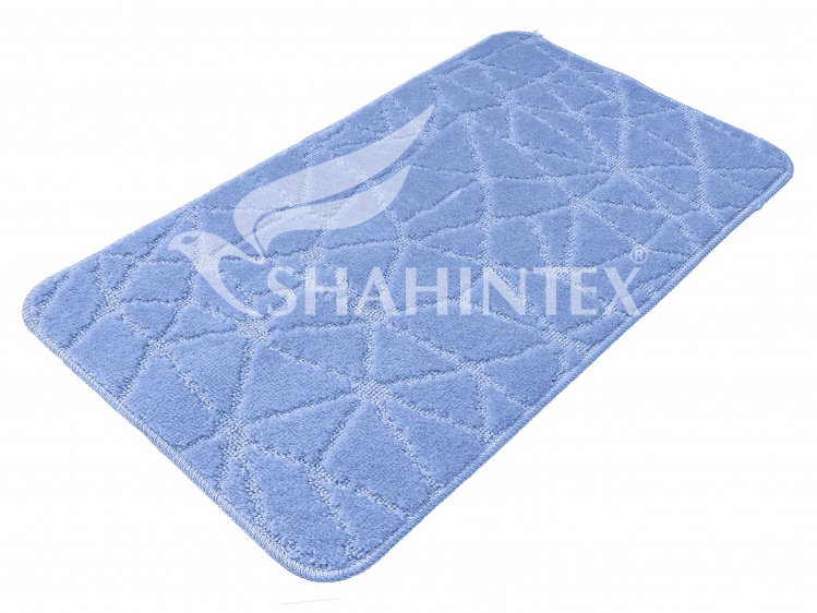 Коврик SHAHINTEX РР 50*80 001 голубой 11 S