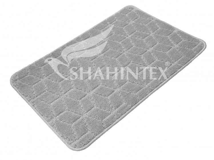 Коврик SHAHINTEX РР 50*80 002 серый 50 S