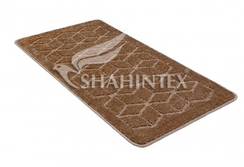 Коврик SHAHINTEX РР 50*80 002 кофе с молоком 55 S