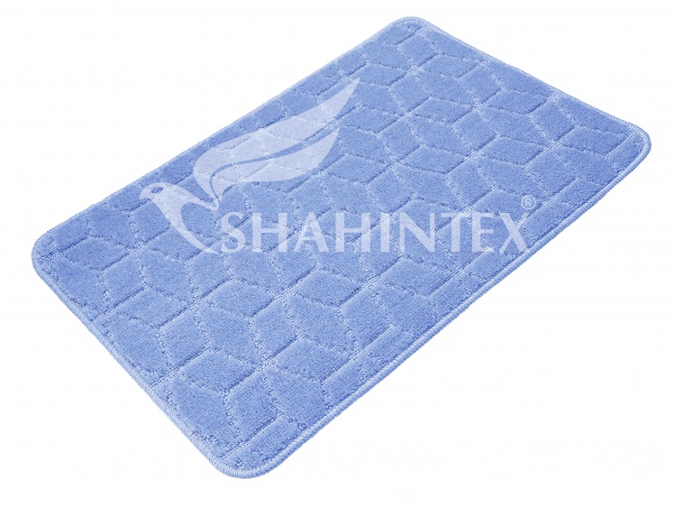 Коврик SHAHINTEX РР 50*80 002 голубой 11 S