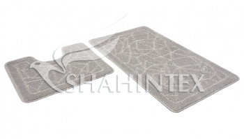 Набор ковриков SHAHINTEX РР 50*80+50*50 001 серый 50