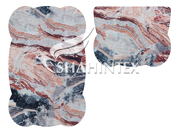 Набор ковриков SHAHINTEX SILK PHOTOPRINT (02) 