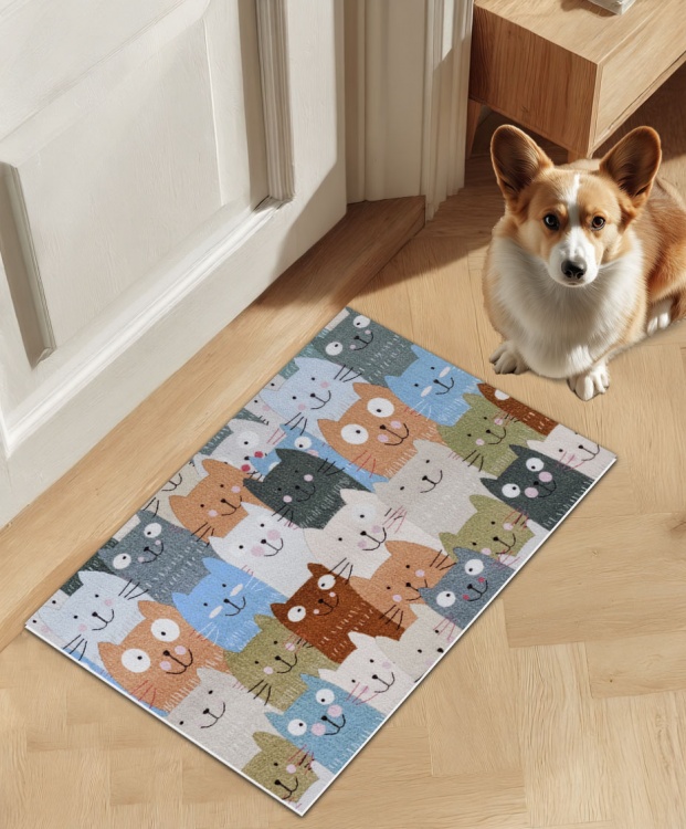 Коврик вырезной icarpet PRINT антискользящий (100) 