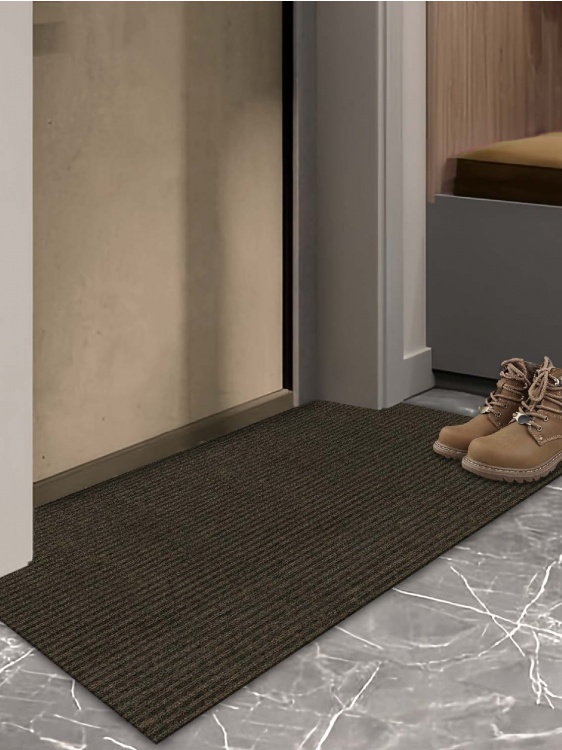 Коврик придверный влаговпитывающий icarpet Ребристый ТПР 60х120 мокко 02 S