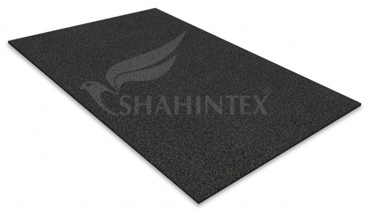 Коврик придверный грязезащитный SHAHINTEX STRONG GRASS ТПР 100х150 антрацитовый 03 S