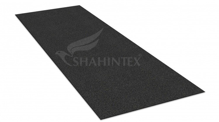 Коврик придверный грязезащитный SHAHINTEX STRONG GRASS ТПР 120х300 антрацитовый 03 S