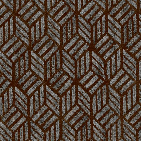 Коврик придверный влаговпитывающий SHAHINTEX Жаккард ТПР 60х120 мокко 02 S - 2