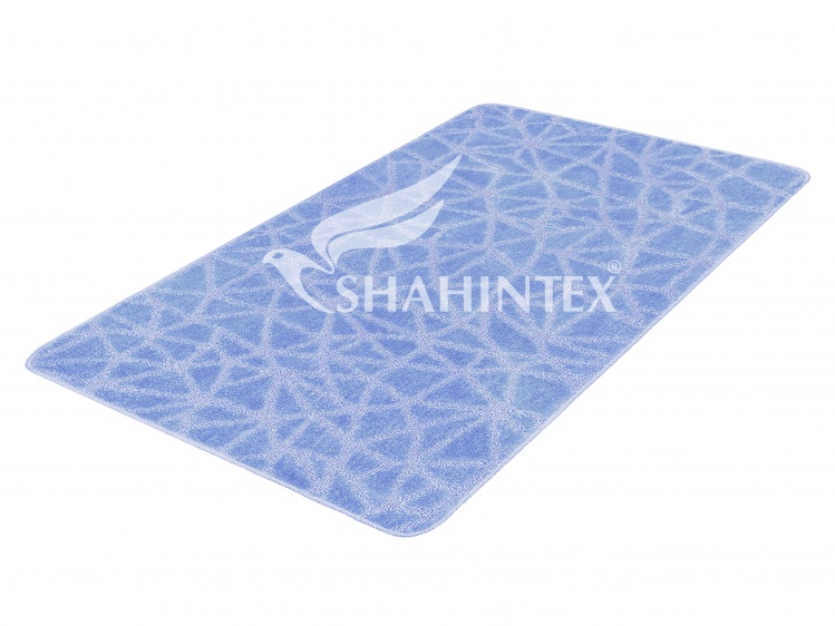 Коврик SHAHINTEX РР 80*120 001 голубой 11 S