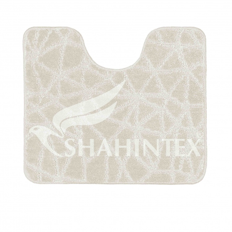 Коврик SHAHINTEX РР 60*50 001 кремовый 3 S