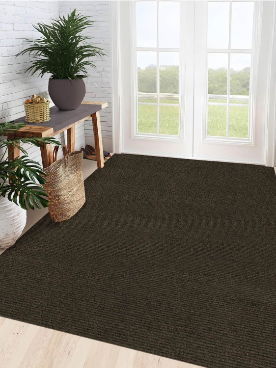 Коврик придверный влаговпитывающий icarpet Ребристый ТПР 150х200 мокко 02 S - 3