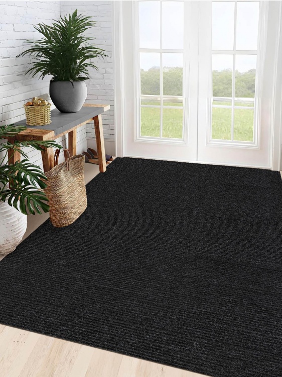 Коврик придверный влаговпитывающий icarpet Ребристый ТПР 150х200 антрацит 03 S - 2