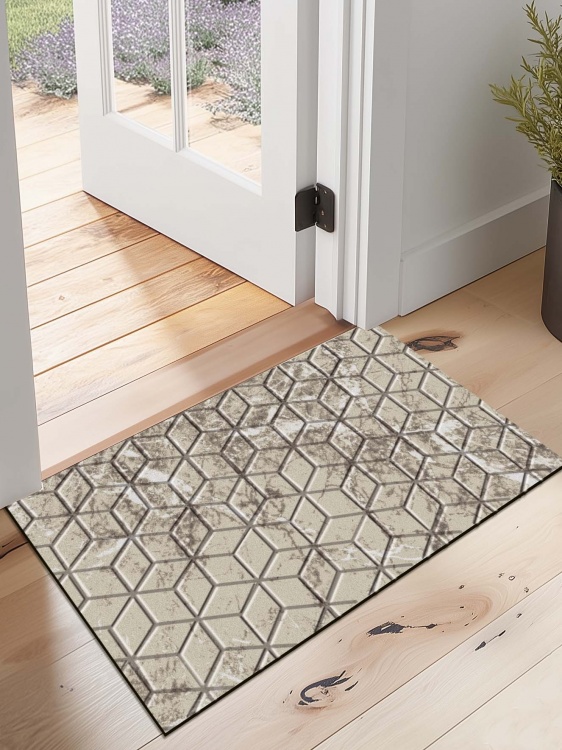 Коврик влаговпитывающий SHAHINTEX DIGITAL PRINT (36) с тиснением соты 