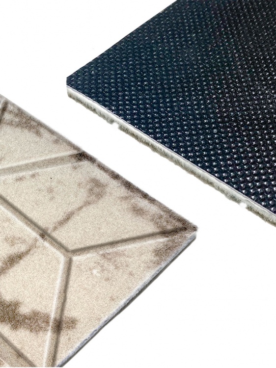 Коврик влаговпитывающий SHAHINTEX DIGITAL PRINT (36) с тиснением соты 