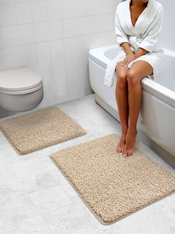 Набор ковриков FRIZZ (Фриз) icarpet 50*80+50*60 бисквит 34 S - 3