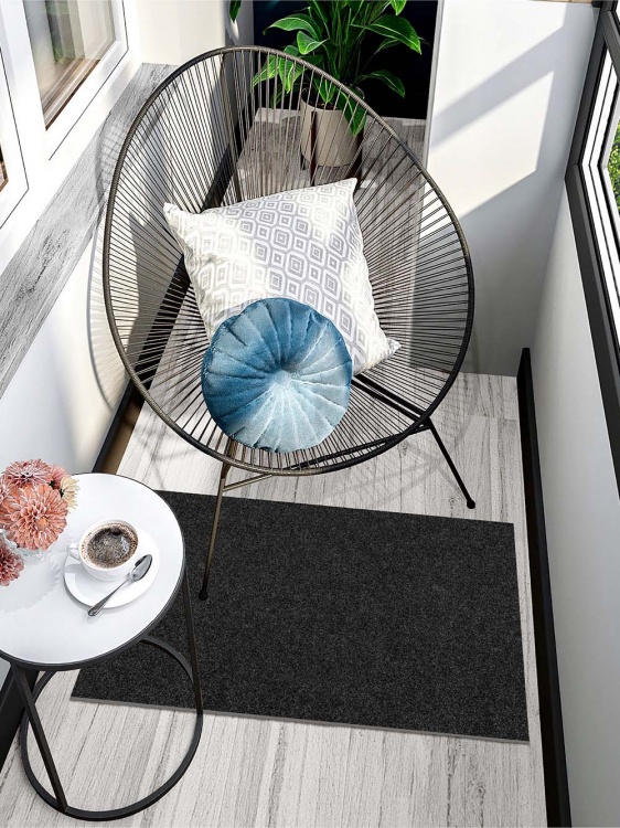 Набор из 2 штук icarpet ПРАКТИК 50х80+50х80 чёрный гранит 03 S - 2