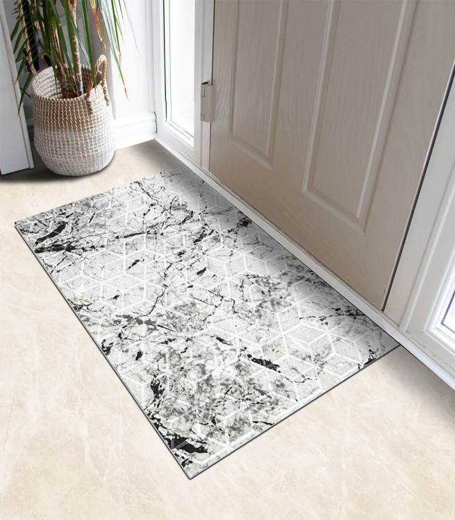 Коврик влаговпитывающий SHAHINTEX DIGITAL PRINT (38) с тиснением соты