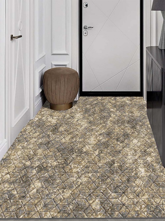 Коврик влаговпитывающий SHAHINTEX DIGITAL PRINT (39) с тиснением соты 