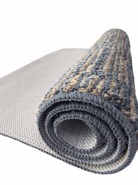 Коврик БУКЛЕ icarpet «Кристалл» 80х120 серо-бежевый 50 S - 4