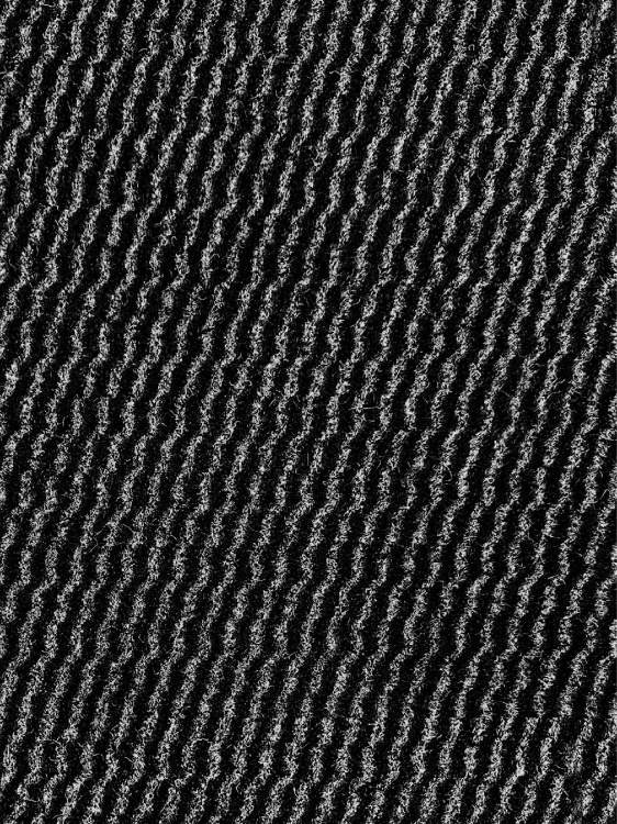 Коврик вырезной МЕЛАНЖ 60х90 серый с чёрным S - 2