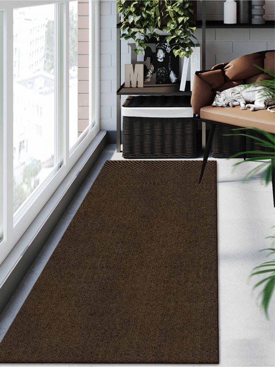 Коврик вырезной МЕЛАНЖ 60х200 мокко с чёрным S - 2