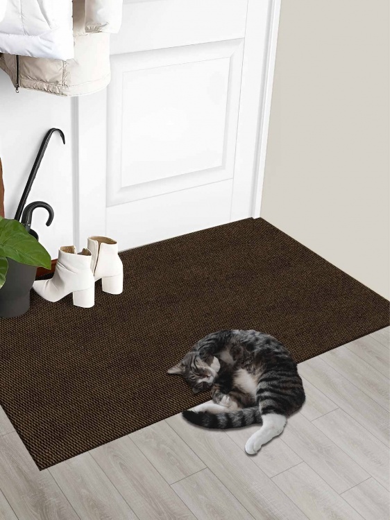 Коврик вырезной МЕЛАНЖ 80х120 мокко с чёрным S - 2