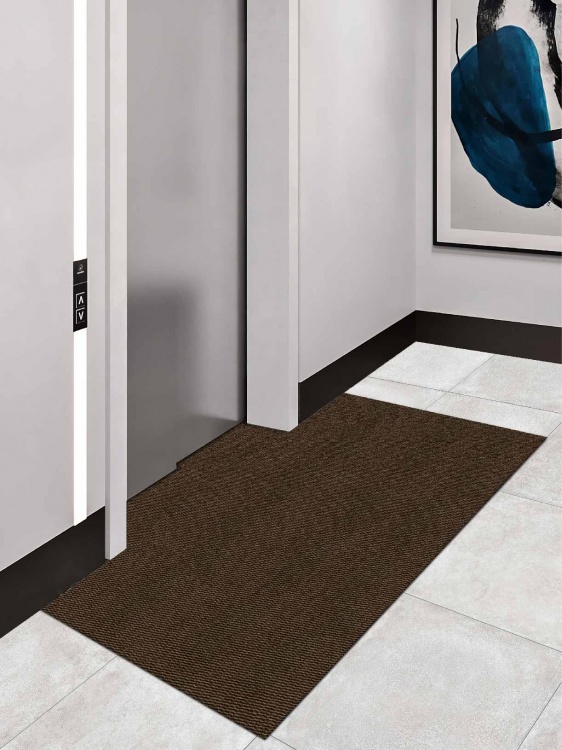 Коврик вырезной МЕЛАНЖ 80х120 мокко с чёрным S - 3