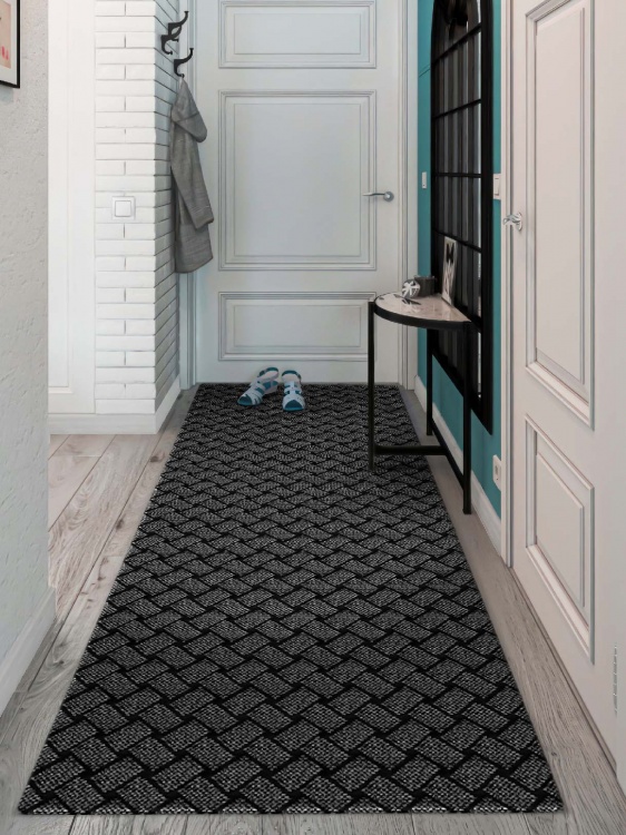 Коврик SHAHINTEX БЕРЕСТА 80х200 серый 01 S - 3