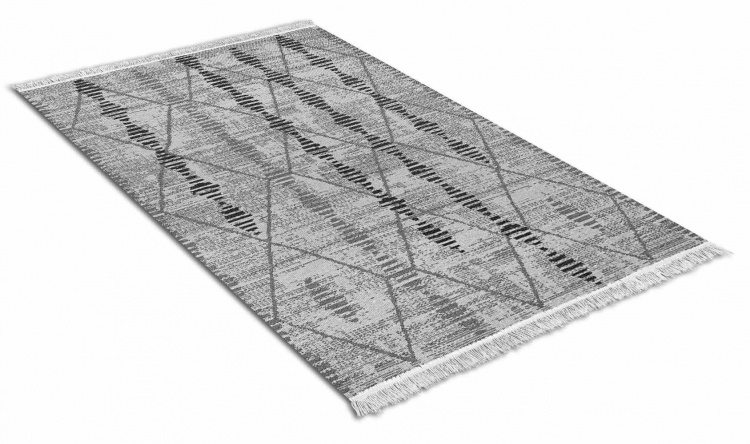 Коврик безворсовый ПРОВАНС icarpet 80*120 001 графит 03 - 2