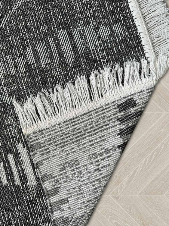 Коврик безворсовый ПРОВАНС icarpet 80*120 001 графит 03 - 4