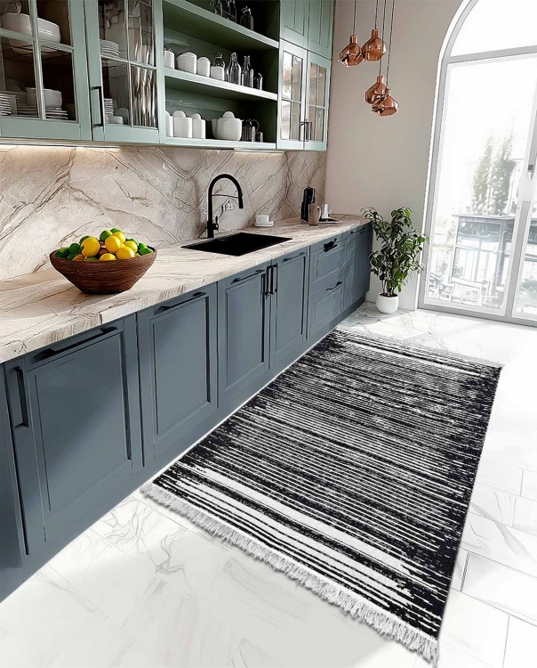 Коврик безворсовый ПРОВАНС icarpet 120*180 004 обсидиан 07 - 2