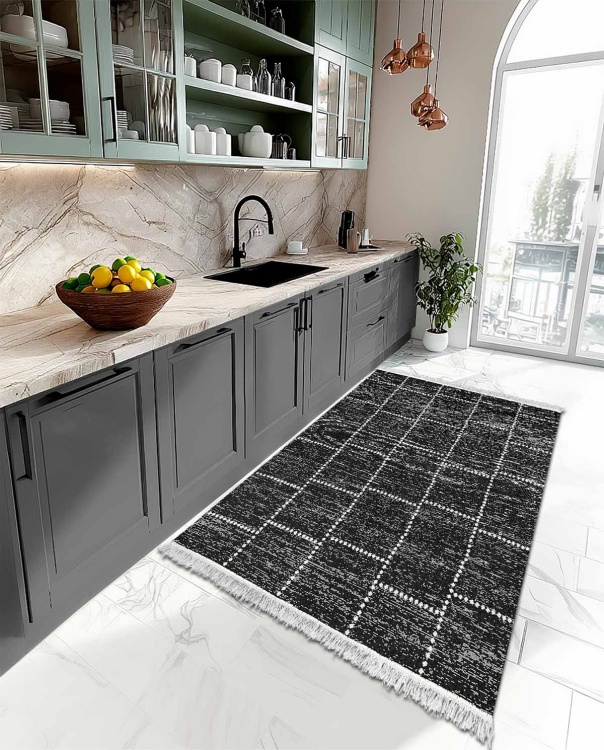 Коврик безворсовый ПРОВАНС icarpet 120*180 005 обсидиан 07 - 2