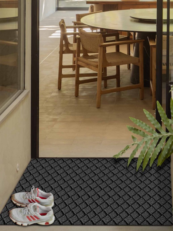 Коврик влаговпитывающий ДИАМАНТ 60х100 серый 01 S - 3