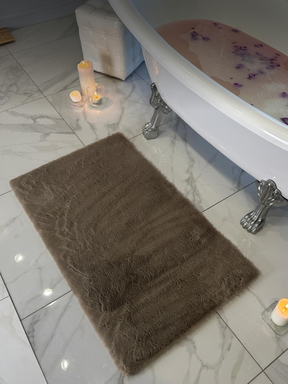 Коврик меховой SHAHINTEX (3 см) 60х100 мокко 26 S - 3