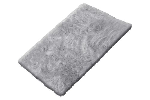 Коврик меховой SHAHINTEX (3 см) 67х130 голубая норка 23 S
