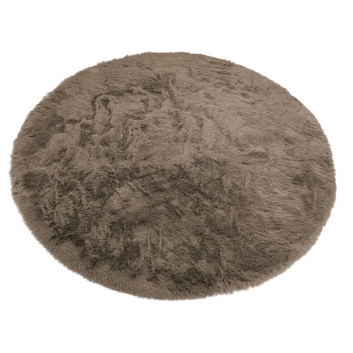 Коврик меховой SHAHINTEX (3 см) круг d-99 мокко 26 S
