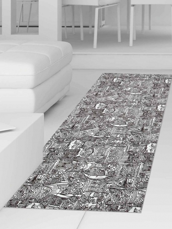 Коврик вырезной icarpet PRINT (Принт) антискользящий (144) 