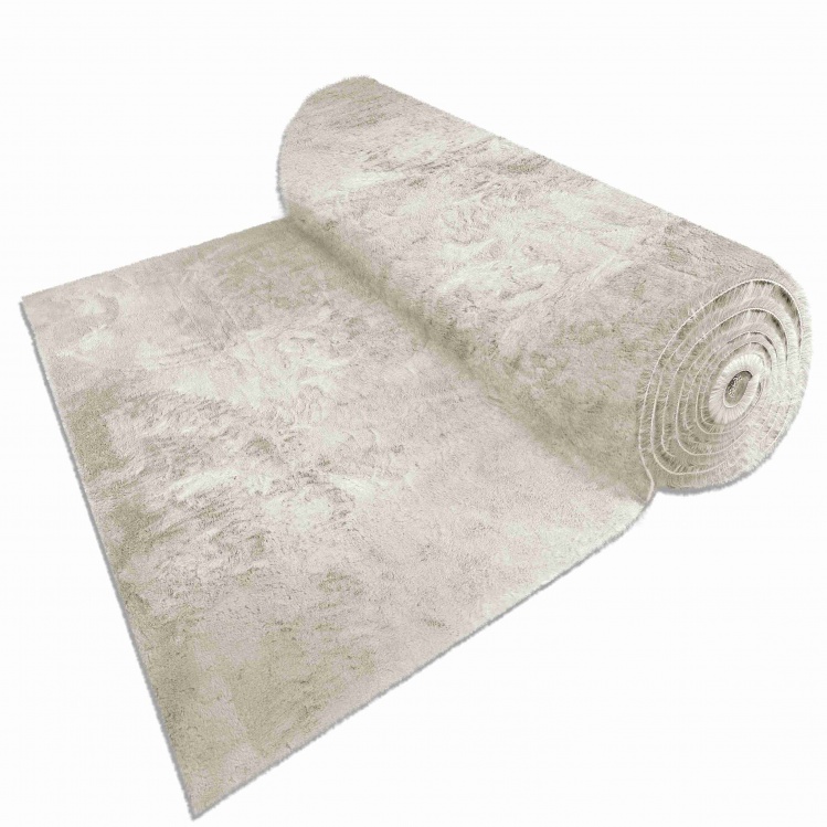 Коврик-дорожка меховой SHAHINTEX (3 см) 200х1500 жемчужный 21
