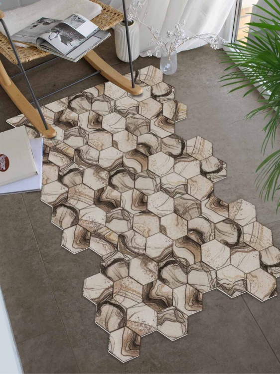 Коврик вырезной icarpet PRINT антискользящий (145) 