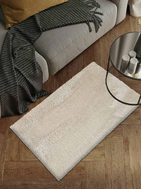 Коврик плюшевый 50х80 бежевый 04 S - 4