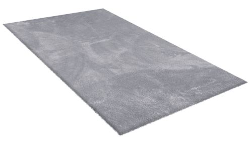 Коврик плюшевый 100х150 серый 02 S